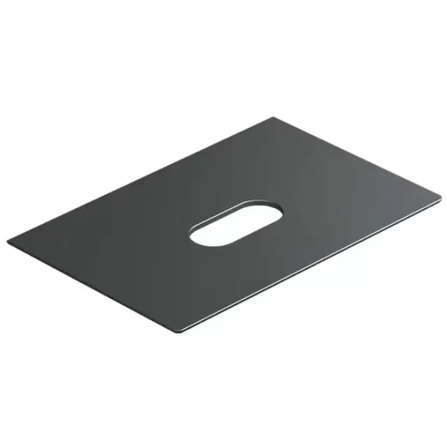 Catalano Столешница керамическая 75x50см, с отверстием , цвет: черный матовый