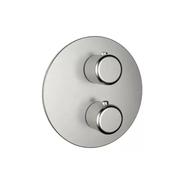 Gessi Goccia Встраиваемый термостатический смеситель, подключение на 3/4&rdquo;, внешняя часть, цвет: шлифованный хром