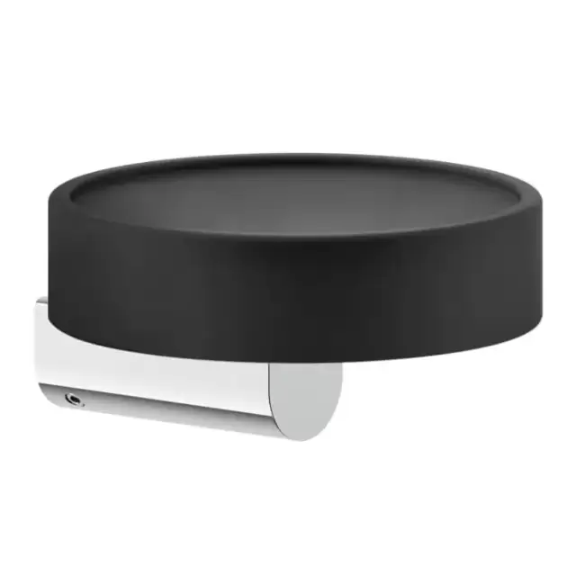 Gessi Rilievo Мыльница подвесная, цвет: черный/хром