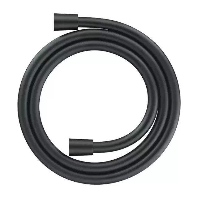 Duravit Шланг для душа защита пережима шланга, с коническим наконечником шланга, соединительная резьба 1/2&ldquo;, 1600 мм, цвет: черный матовый