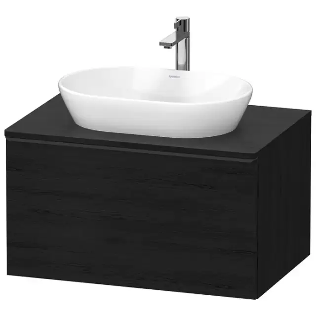 Duravit D-Neo Тумбочка подвесная 80х45.9x55см., раковина, 1 ящик, цвет: Black Oak