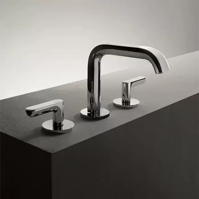 Fantini Icona Deco Смеситель для раковины, 3 отверстия, цвет: хром