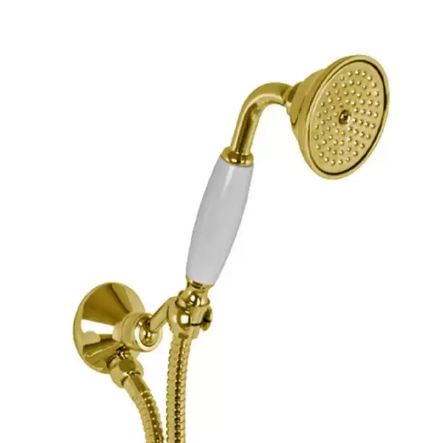 Fima Carlo Frattini Set doccia Душевой гарнитур, ручной душ с держателем и шланогом 150см., цвет: золото