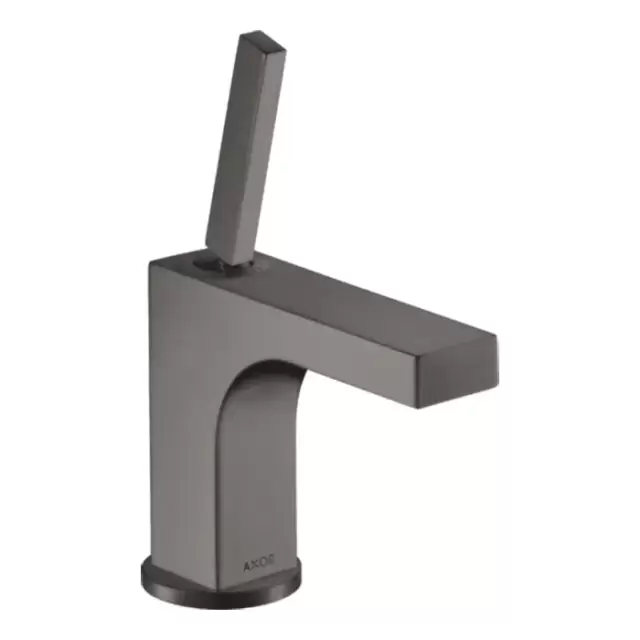 Axor Citterio Смеситель для раковины 90, на 1 отв., с донным клапаном, цвет: шлифованный черный хром