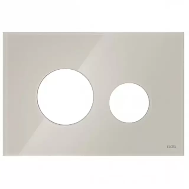 TECE TECEloop Лицевая панель клавиши смыва для унитаза, цвет: стекло светло-бежевое