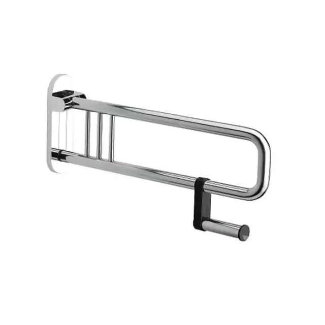 Colombo Complementi Поручень для инвалидов, 75см, с держателем для т/б., цвет: хром