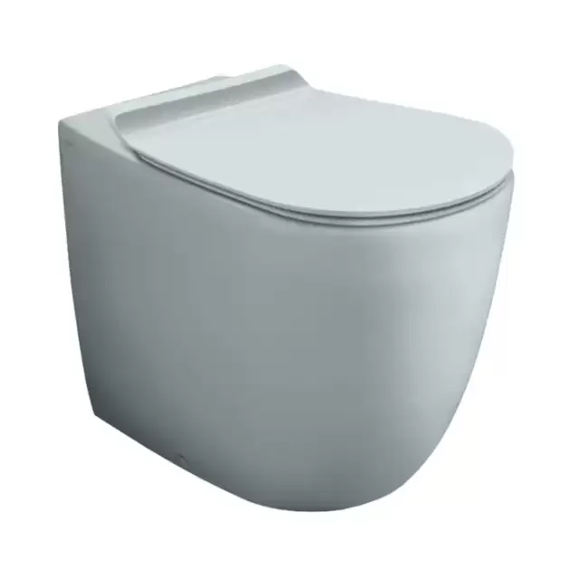 Simas Vignoni Унитаз приставной 56х36.5см., Rimless, с универсальным сливом, цвет: Tela matt