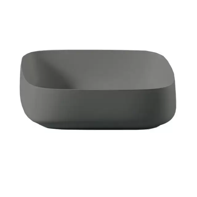 Artceram Cognac Раковина накладная Quadro 56x41 см, Saniglaze, цвет: grigio oliva