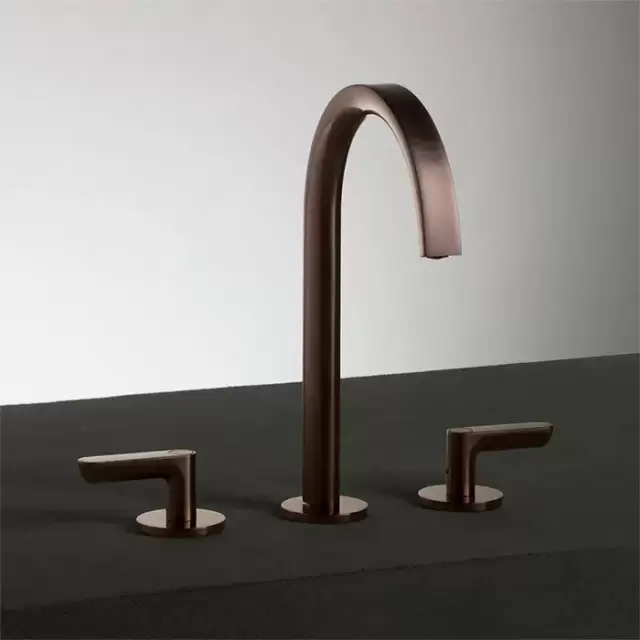 Fantini Icona Deco Смеситель для раковины, 3 отв., цвет: матовая медь