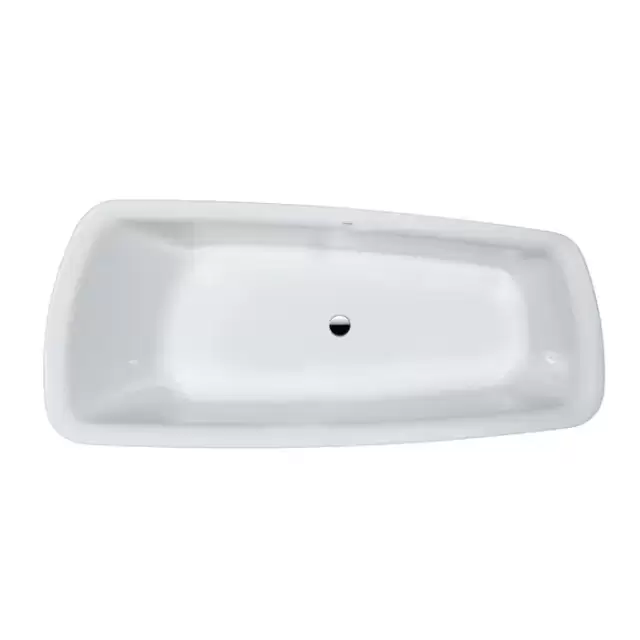 Laufen Palomba Ванна 180x80x45.5см, встраиваемая, ассиметричная, без слив-перелива, борт 8см, материал: акрил, цвет: белый
