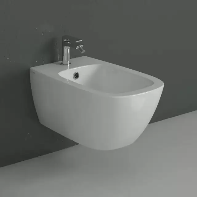 GLOBO Genesis Биде подвесное 50х36см, с 1 отв., с креплением, цвет: белый