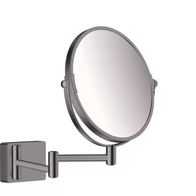 Hansgrohe AddStoris Косметическое зеркало, цвет: шлифованный черный хром