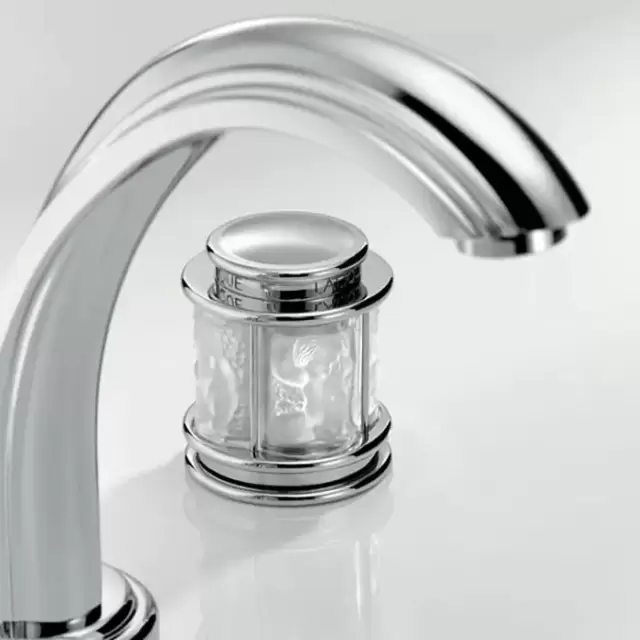 THG Ange Смеситель для раковины, 3 отв., цвет: хром