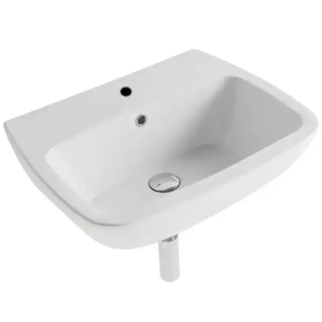 Globo Daily Раковина 61х48 см, 1 отв., с креплением, цвет: белый