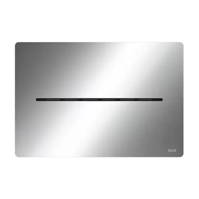 TECEsolid Металическая панель смыва для унитаза TECEsolid с бесконтактной активацией, батарея 6 В, хром глянцевый