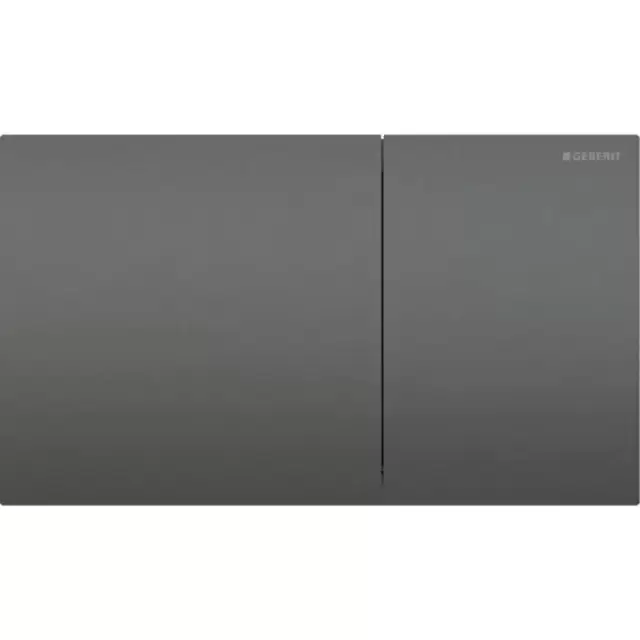 Geberit Sigma70 Клавиша для двойного смыва, квадратная: Хромированный черный