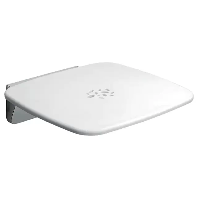 Colombo Complementi Сиденье для душа, с креплениями к стене, 160кг, цвет: белый