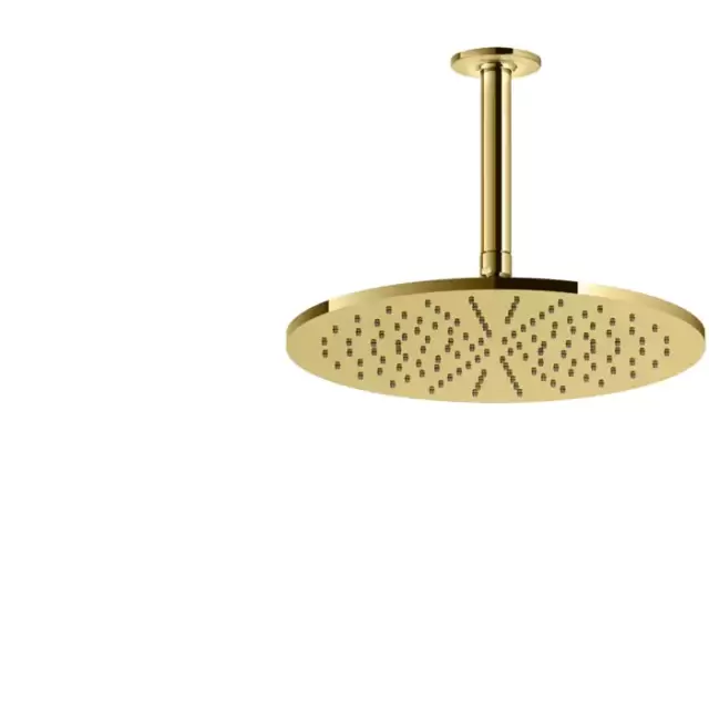 Gessi Inciso Верхний душ, 1/2", &Oslash;30см, с защитой от налёта, потолочный, цвет: золото