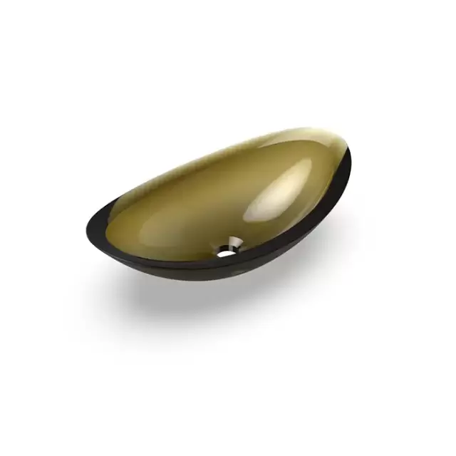 Knief Charm Shape Раковина накладная 58.1x33.1x16.9см, без отв., из полимерного материала, цвет:  Pyrit # 030