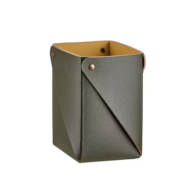 Colombo Adj Стаканчик MIU 8x8хH10.5см., настольный, цвет: оливковый/горчичный