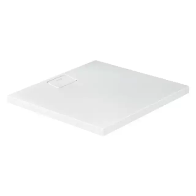 Duravit Stonetto Поддон композитный квадратный 90x90х5см, d9см, цвет: белый