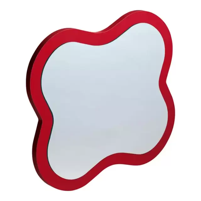 Laufen Florakids Зеркало 435x21x383 мм, &laquo;цветок&raquo;, цвет: красный