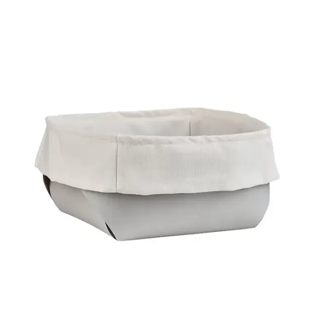 ADJ Корзина для хлеба, 15x15xH7 см., цвет: устричный/пепельная роза