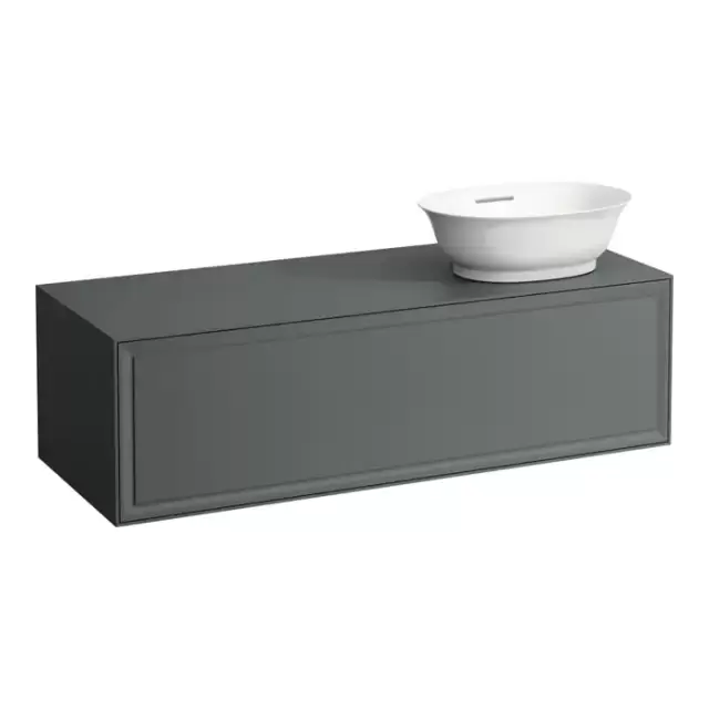 Laufen New Classic Тумба с раковиной, DX, 118х45х35см, 1 ящик, подвесная, цвет: серый