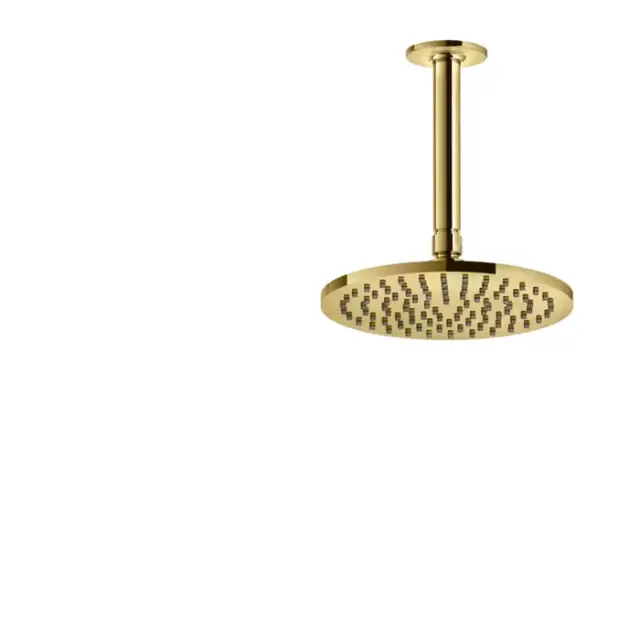 Gessi Inciso Верхний душ, 1/2", &Oslash;20см, с защитой от налёта, потолочный, цвет: золото
