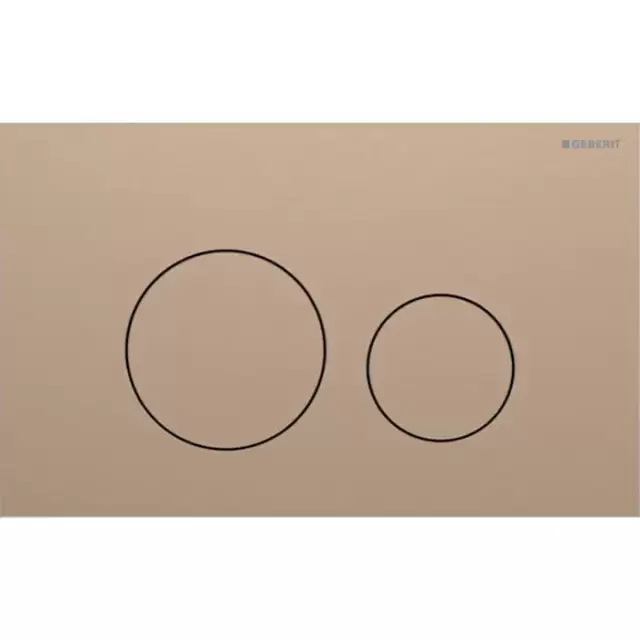 Geberit Sigma40 Клавиша для двойного смыва, круглая: Красное золото