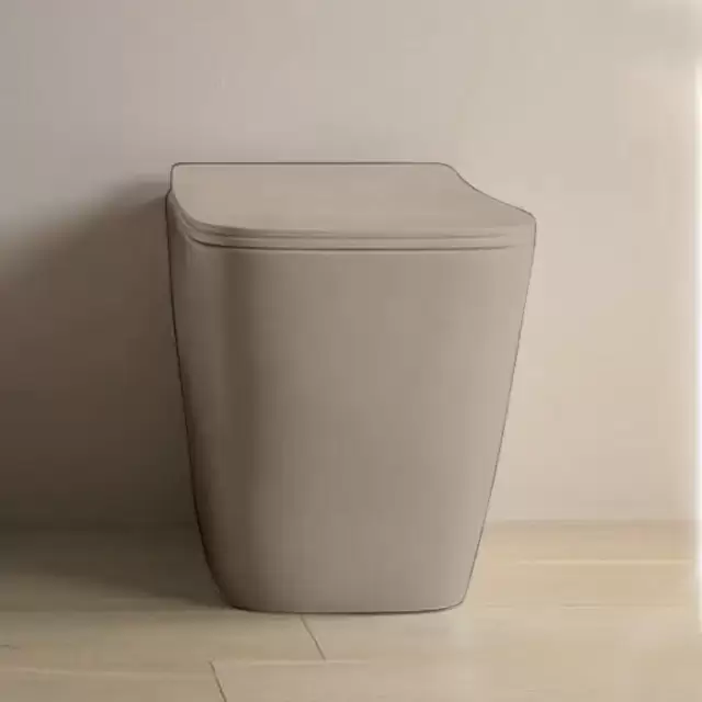 Artceram A16 Унитаз напольный, 52,5х36см, безободковый, слив универсальный, с крепежом, цвет: matera