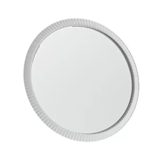 Artceram Зеркало Lord &Oslash;76 см в керамической раме с LED-подсветкой и сенсорным выключателем, цвет: белый глянцевый