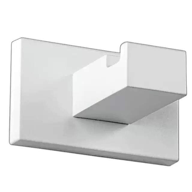 Colombo Look Крючок одинарный LC27, цвет: белый матовый