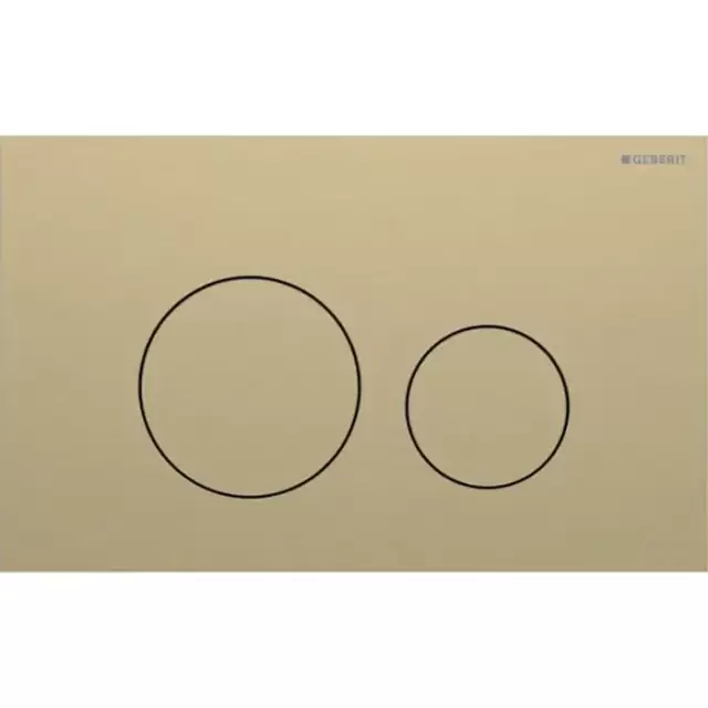 Geberit Sigma40 Клавиша для двойного смыва, круглая: Латунь
