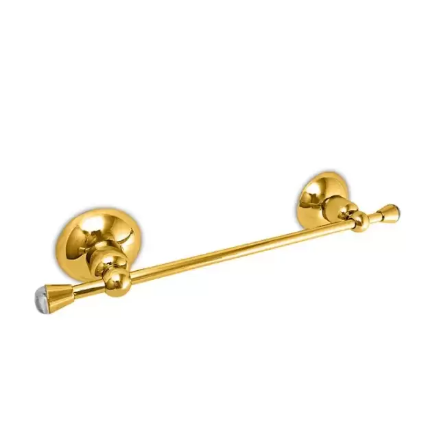 Nicolazzi Cristallo Di Rocca Полотенцедержатель 24 см, подвесной, цвет: золото