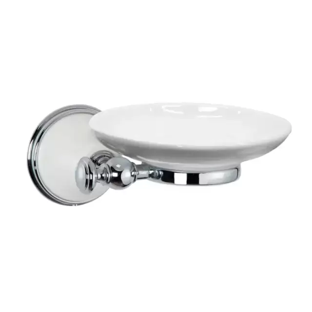 TW Harmony 106, подвесная мыльница, керамическая белая, цвет: белый/хром
