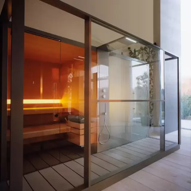 Effegibi Logica Spa Сауна&Хаммам 373x171х217см, в нишу, цвет: Stone