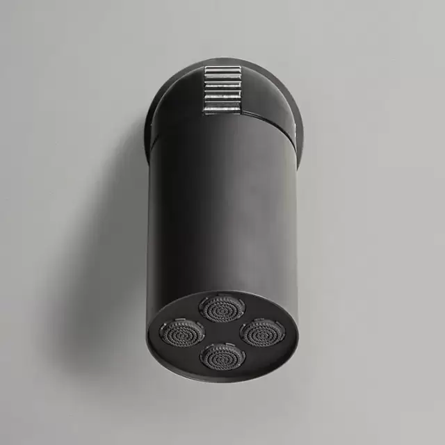 Antonio Lupi Azimut Настенная или потолочная душевая лейка, &Oslash; 8см, с регулируемым потоком, цвет: графит