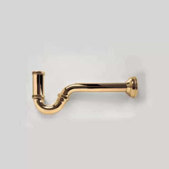 Devon&Devon сифон s-образный 1&frac14;&rdquo;, цвет: светлое золото