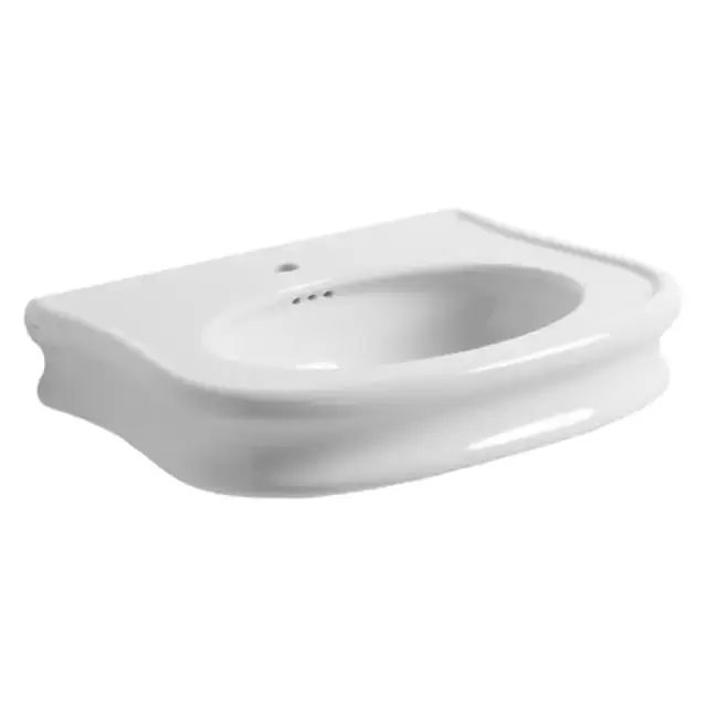 Simas Lante Раковина 90х54х13см., подвесная, без отв., цвет: белый