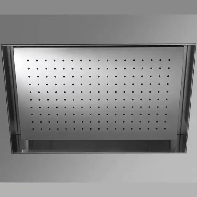 Antonio Lupi Душевая система Meteo Встраиваемый верхний душ 52 x 35 x 11 см. цвет. Зеркальная сталь