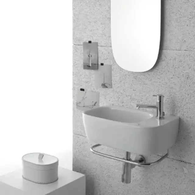 Globo Genesis Раковина 50х30х15 см, без отв., подвесная, цвет: белый