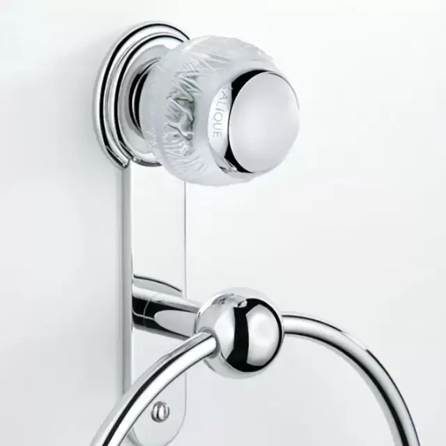 THG Panthere Cristal clair Полотенцедержатель - кольцо 18см., подвесной, цвет: хром/прозрачный хрусталь