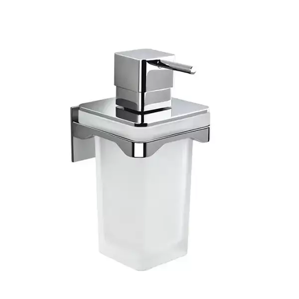 Colombo Forever Дозатор для жидкого мыла, подвесной, цвет: хром/матовое стекло