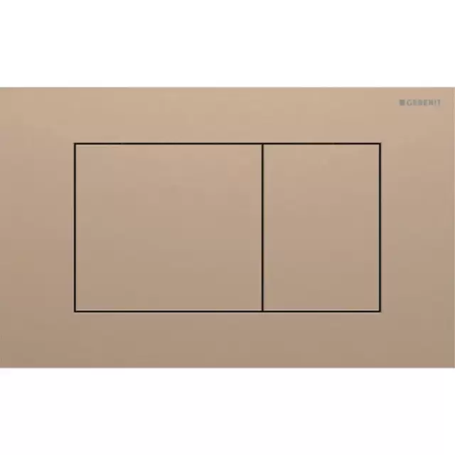 Geberit Sigma40 Клавиша для двойного смыва, квадратная: Красное золото