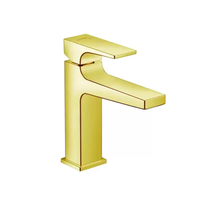 Hansgrohe Metropol Смеситель для раковины 110, на 1 отв, с донным клапаном, излив 135мм, цвет: золото