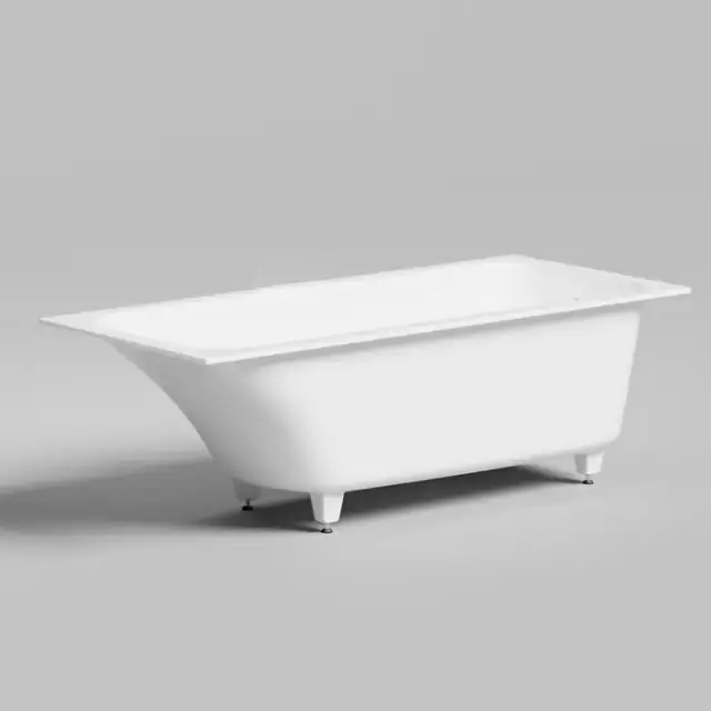 Salini Orlanda KIT Встраиваемая ванна 170х75х60cм., "Up&Down", сифон, щелевой слив-перелив, мат-л: S-Sense, цвет: белый матовый