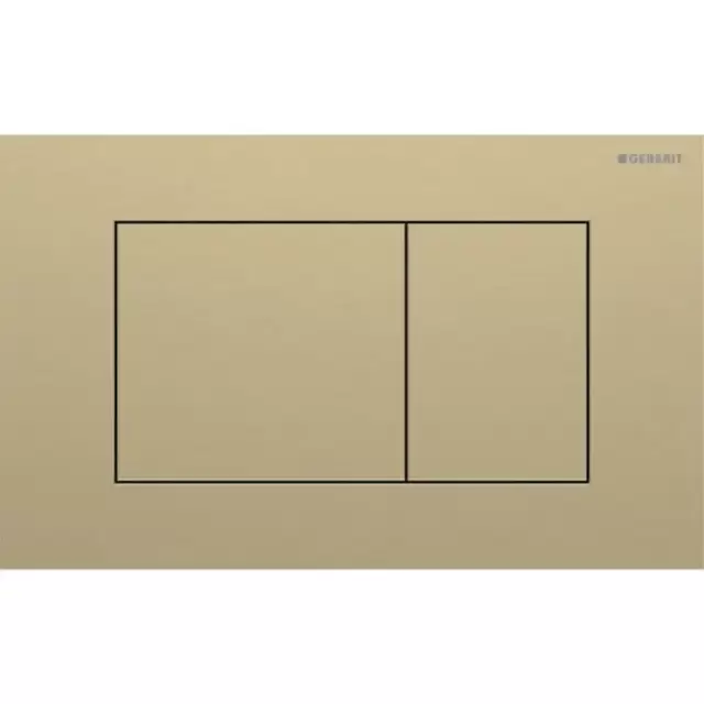 Geberit Sigma40 Клавиша для двойного смыва, квадратная: Латунь