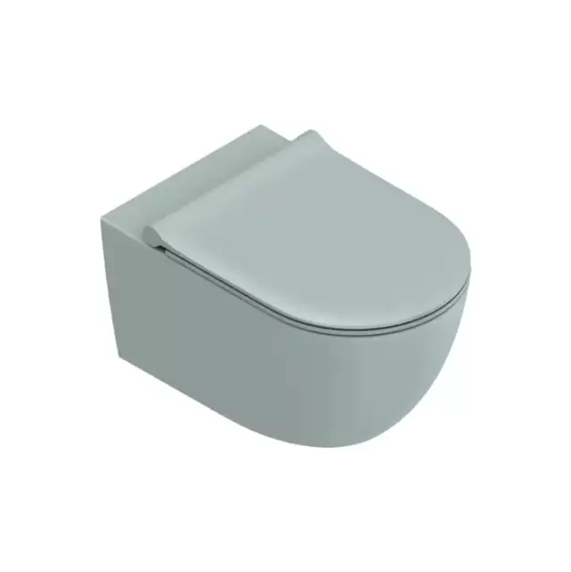 Catalano Sfera Унитаз подвесной 55x35см, безободковый, смыв Tornado, покрытие Twinglaze+, цвет: Aqua Satinato