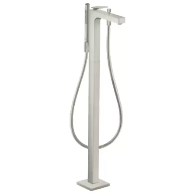 Axor Citterio Смеситель для ванны,напольный, с ручным душем, цвет: сталь